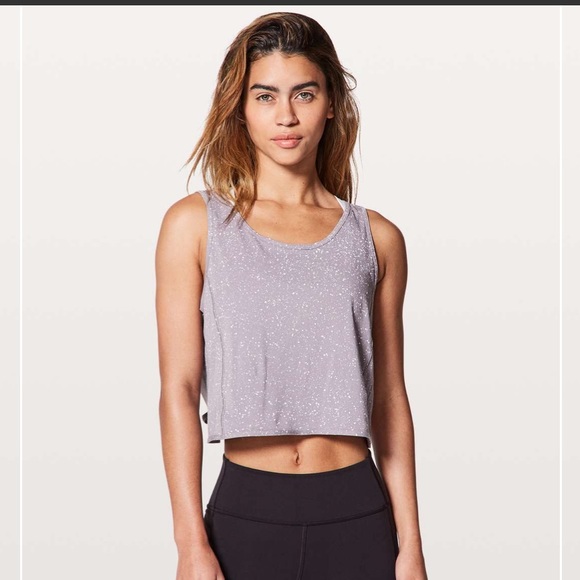 lululemon athletica Tops - Lululemon Its A Tie Tank in Splatter Dye Dusty Dawn Sz 4/6